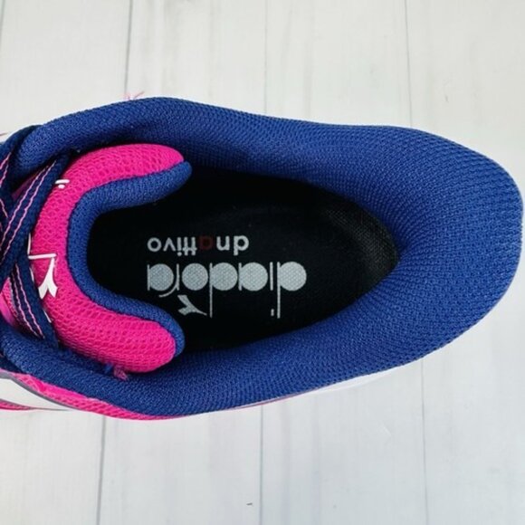 Diadora Blushield Mythos 8 Vortice Womens Size 7.5 Pink Sneakers Athletic Shoes - Picture 13 of 16